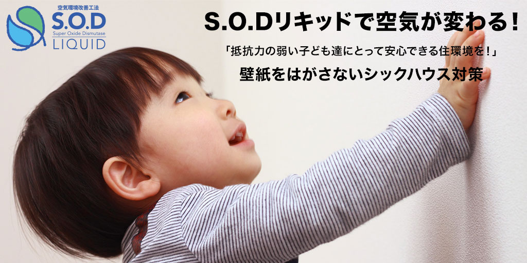 家庭用S.O.D商品 | SODリキッド｜VOCやニオイを分解・無害化する抗酸化作用